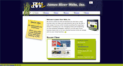Desktop Screenshot of jamesriverwebs.com